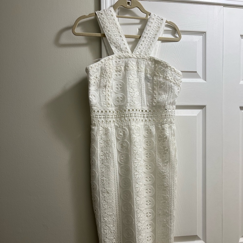 Lulus White Midi Dress